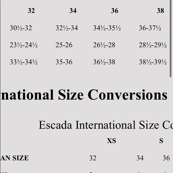 Escada 34 US Small Ivory WindowPane Pencil Skirt - Picture 9 of 9